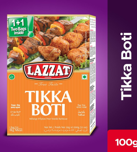 LAZZAT SPICES. ( tikka botti )