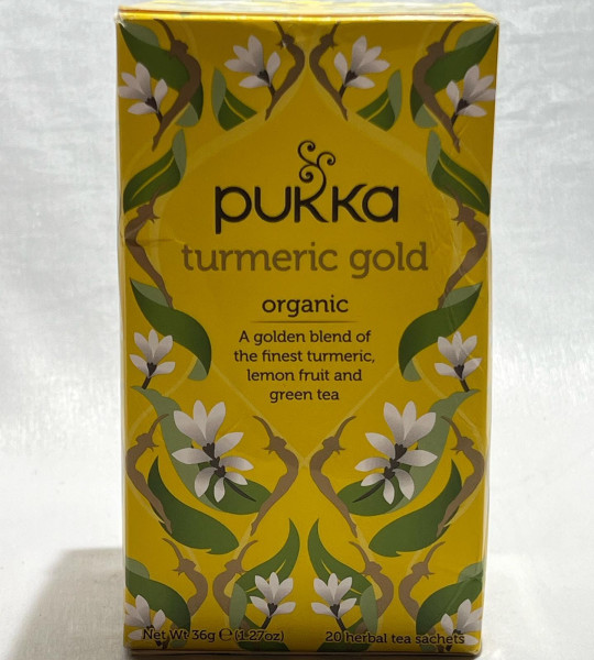 PUKKA TEA TURMERIC GOLD