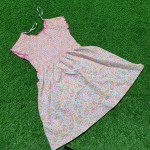 DUNES DRESS WITH PINK FLOWER